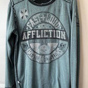 Men’s L AFFLICTION long sleeve thermal